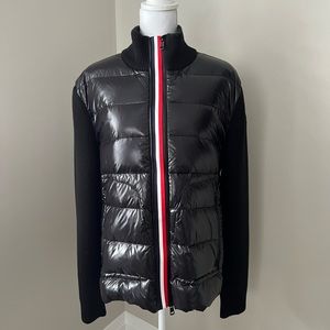 Moncler Men's Tricolore Zip Down Knit
Jacket